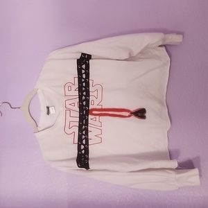 Star Wars Crop Top Size Large